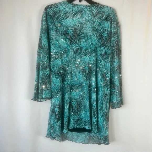 Maggie Barnes Top Tunic Modest Shirt Womens
Career Tropical Print Size: 4X - Picture 8 of 11